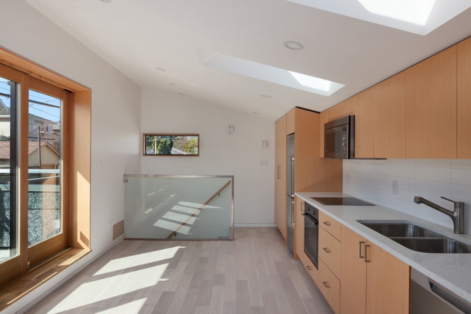 A 580 sq ft laneway house with sustainable design features by Lanefab Design/Build | www.facebook.com/SmallHouseBliss