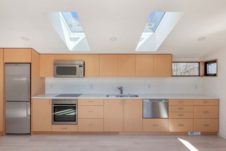 A 580 sq ft laneway house with sustainable design features by Lanefab Design/Build | www.facebook.com/SmallHouseBliss