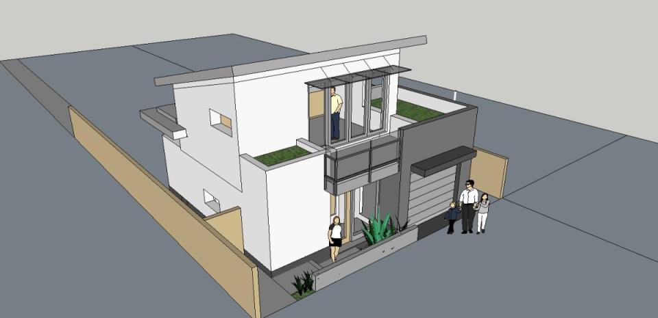 A 580 sq ft laneway house with sustainable design features by Lanefab Design/Build | www.facebook.com/SmallHouseBliss