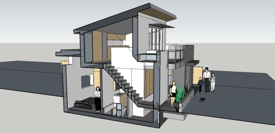 A 580 sq ft laneway house with sustainable design features by Lanefab Design/Build | www.facebook.com/SmallHouseBliss