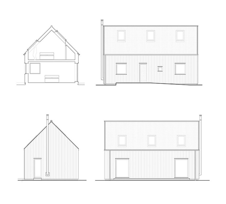 From the Isle of Skye, R.House is a line of prefab homes designed to fit in with the architecture and landscape of rural Scotland. | www.facebook.com/SmallHouseBliss