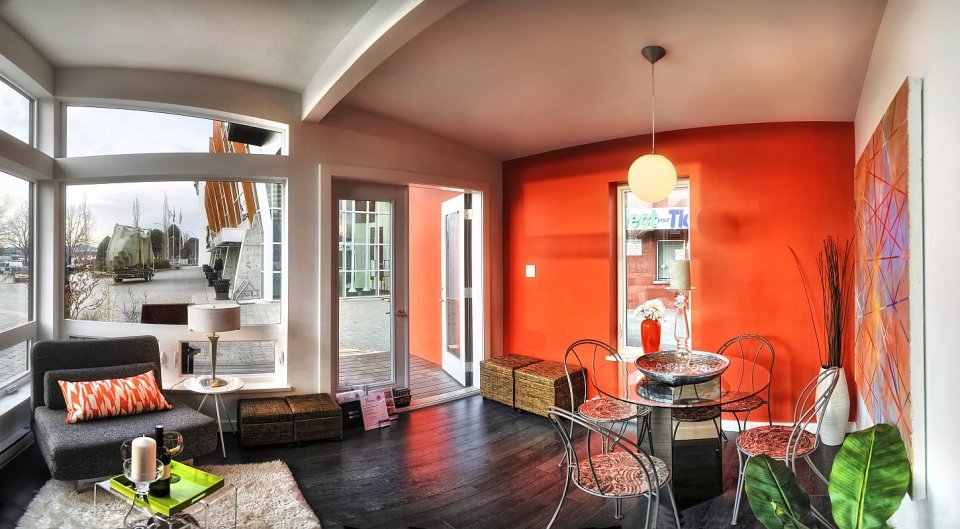 Studio37, a modern prefab cottage designed to be wheelchair accessible. It has one bedroom in 400 sq ft. | www.facebook.com/SmallHouseBliss