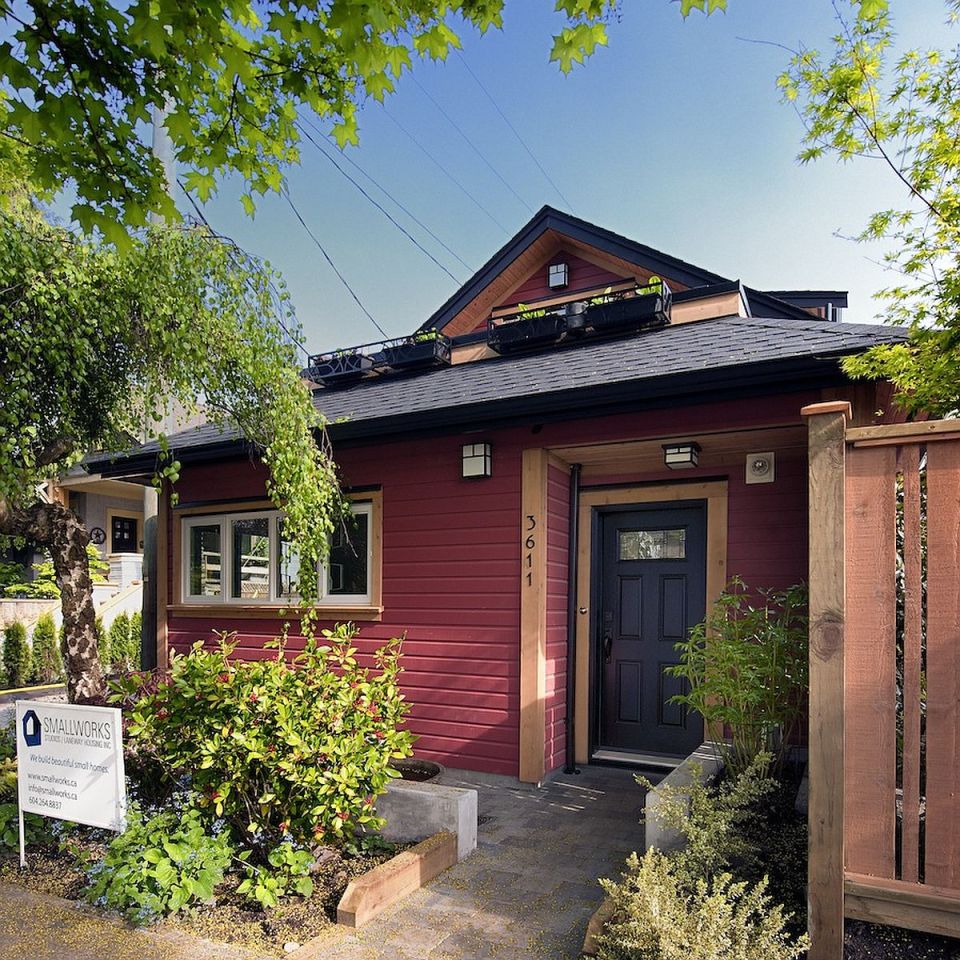 Scott and Tania's 485 sq ft laneway house by Architrix Design Studio | www.facebook.com/SmallHouseBliss