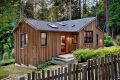 A woodsy cottage by architect Cathy Schwabe with 2 bedrooms in 840 sq ft | www.facebook.com/SmallHouseBliss