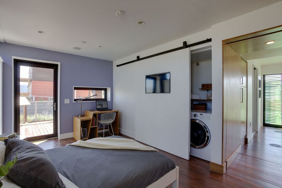 Harvest House, a 760 sq ft 1 bedroom wheelchair friendly house entered in Solar Decathlon 2013 | www.facebook.com/SmallHouseBliss