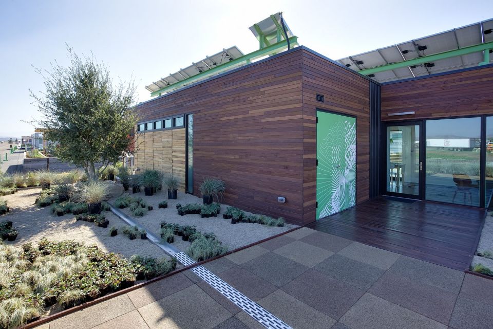 Harvest House, a 760 sq ft 1 bedroom wheelchair friendly house entered in Solar Decathlon 2013 | www.facebook.com/SmallHouseBliss