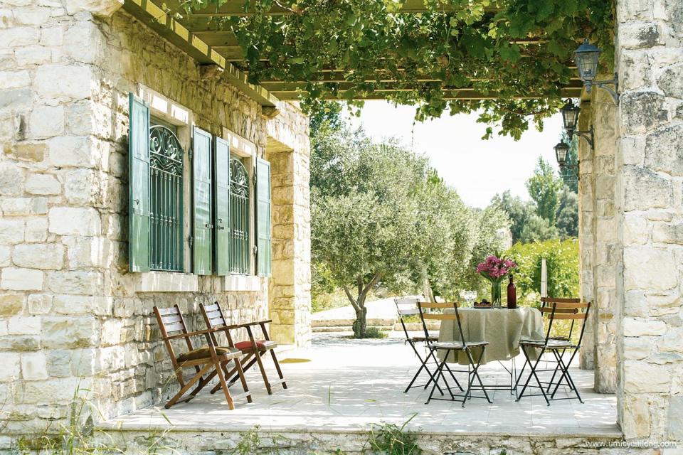 This cozy stone cottage in the Turkish countryside has one bedroom in roughly 650 sq ft. | www.facebook.com/SmallHouseBliss