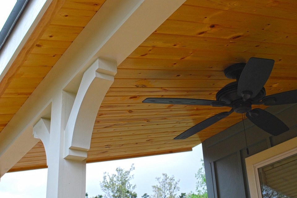 This Texas Hill Country cottage by Kanga Room Systems is a 480 sq ft studio with loft bedroom plus 432 sq ft of porches | www.facebook.com/SmallHouseBliss