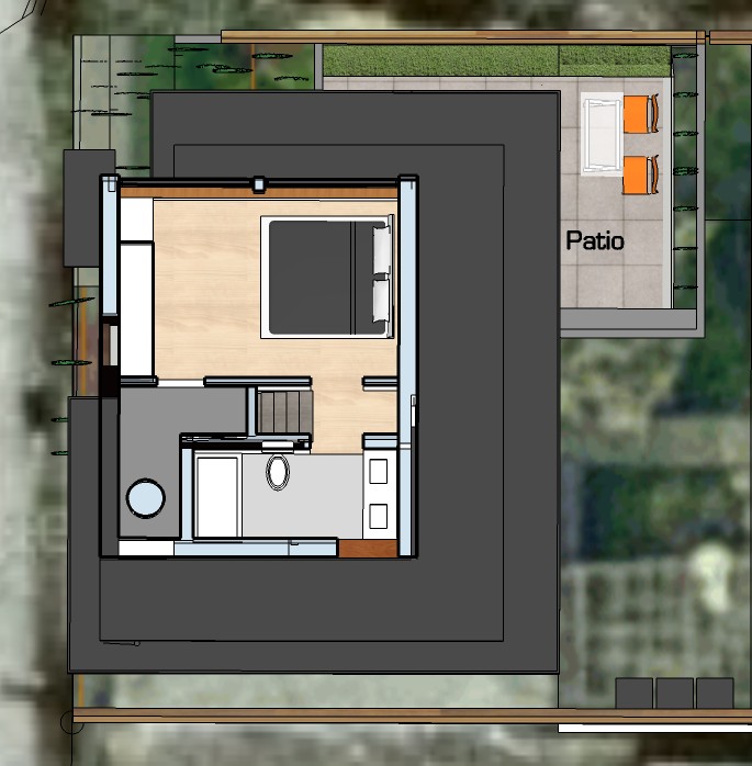 An energy-efficient contemporary laneway house with 1 bedroom in 800 ft sq | www.facebook.com/SmallHouseBliss