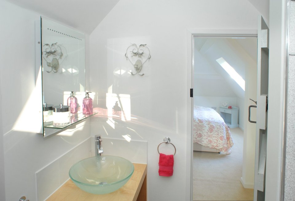 This restored worker's cottage dating from the mid-19th century has 590 sq ft on the main floor and a bedroom in the attic. | www.facebook.com/SmallHouseBliss