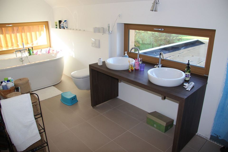 A compact home for a young family. The child's room can be divided into two small bedrooms as the family grows. | www.facebook.com/SmallHouseBliss