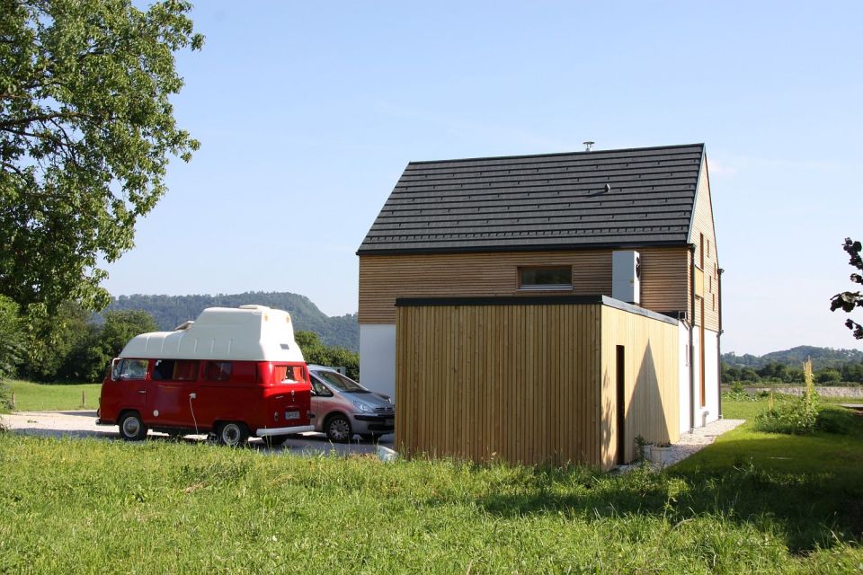 A compact home for a young family. The child's room can be divided into two small bedrooms as the family grows. | www.facebook.com/SmallHouseBliss