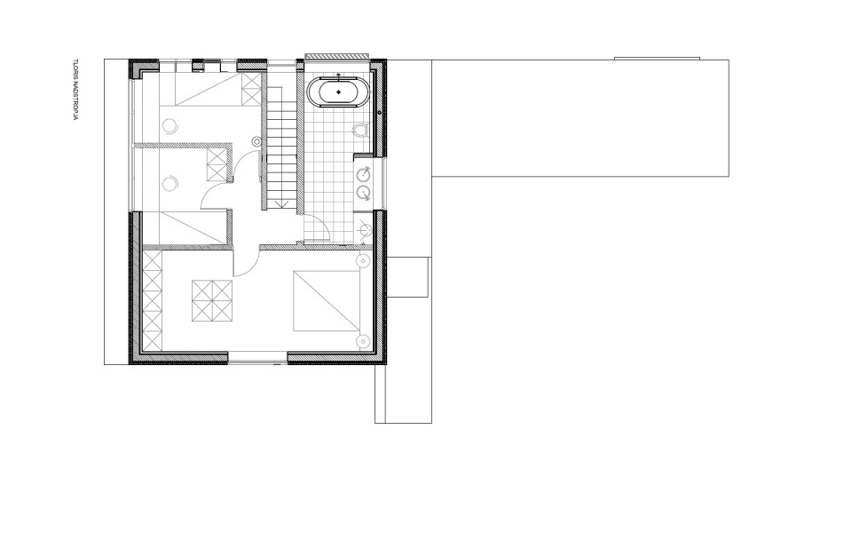 A compact home for a young family. The child's room can be divided into two small bedrooms as the family grows. | www.facebook.com/SmallHouseBliss