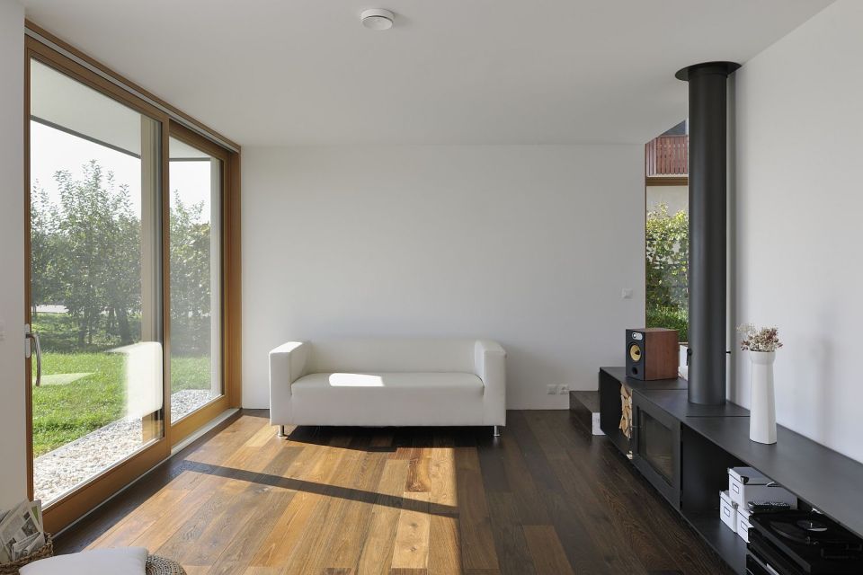 A compact home for a young family. The child's room can be divided into two small bedrooms as the family grows. | www.facebook.com/SmallHouseBliss