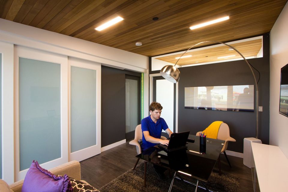 Solar Decathlon 2013 competitor Borealis was designed for housemates, with two private suites sharing a kitchen and bath. | www.facebook.com/SmallHouseBliss