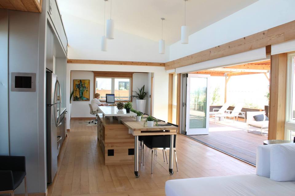 Start.Home, a 988 sq ft 2 bedroom entry at Solar Decathlon 2013 | www.facebook.com/SmallHouseBliss