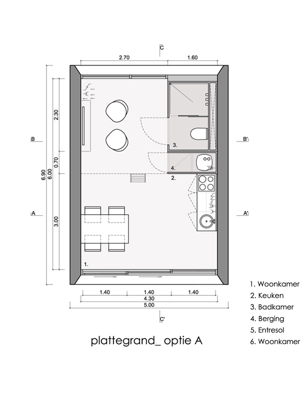 The Tosca, a prefab vacation home with 419 sq ft of floor space. | www.facebook.com/SmallHouseBliss