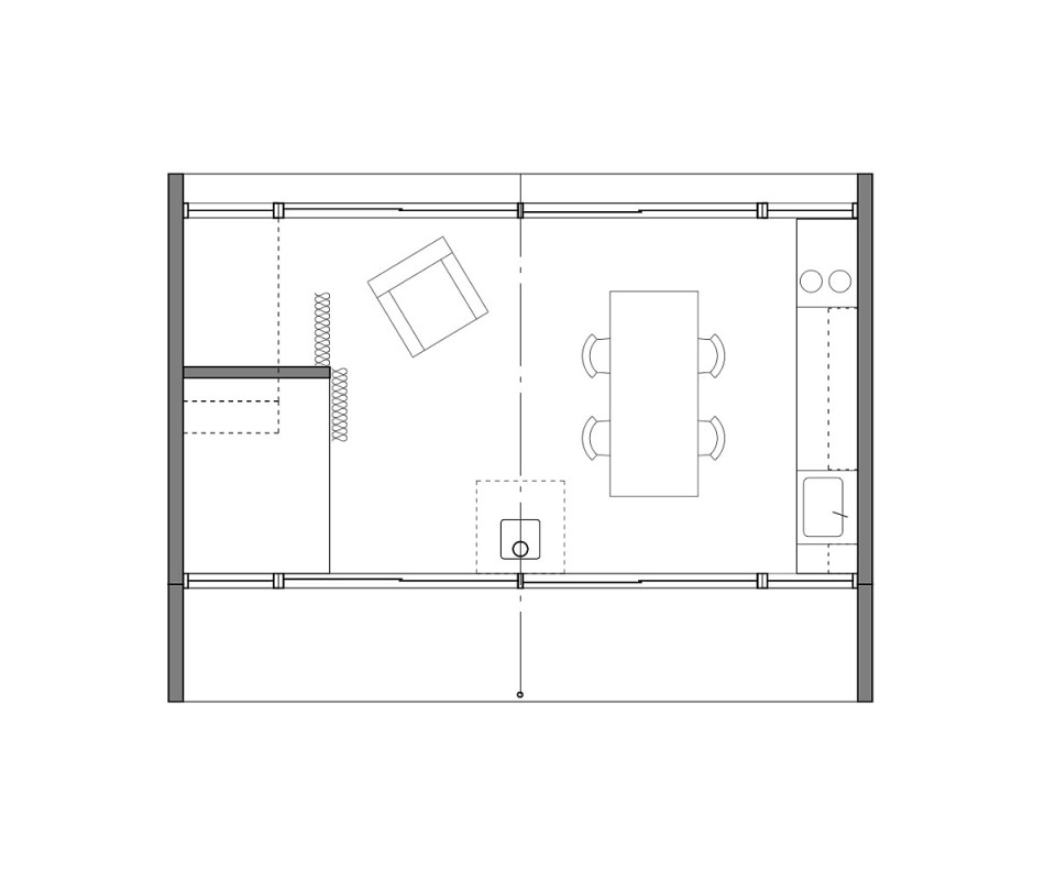 The Arado weeHouse, a modern prefab cabin with 336 sq ft, was the original weeHouse by Alchemy Architects | www.facebook.com/SmallHouseBliss