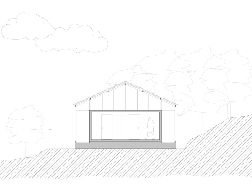 This low-cost shipping container house is covered by a tent-like polycarbonate structure to create semi-outdoor spaces between and around the containers. | www.facebook.com/SmallHouseBliss