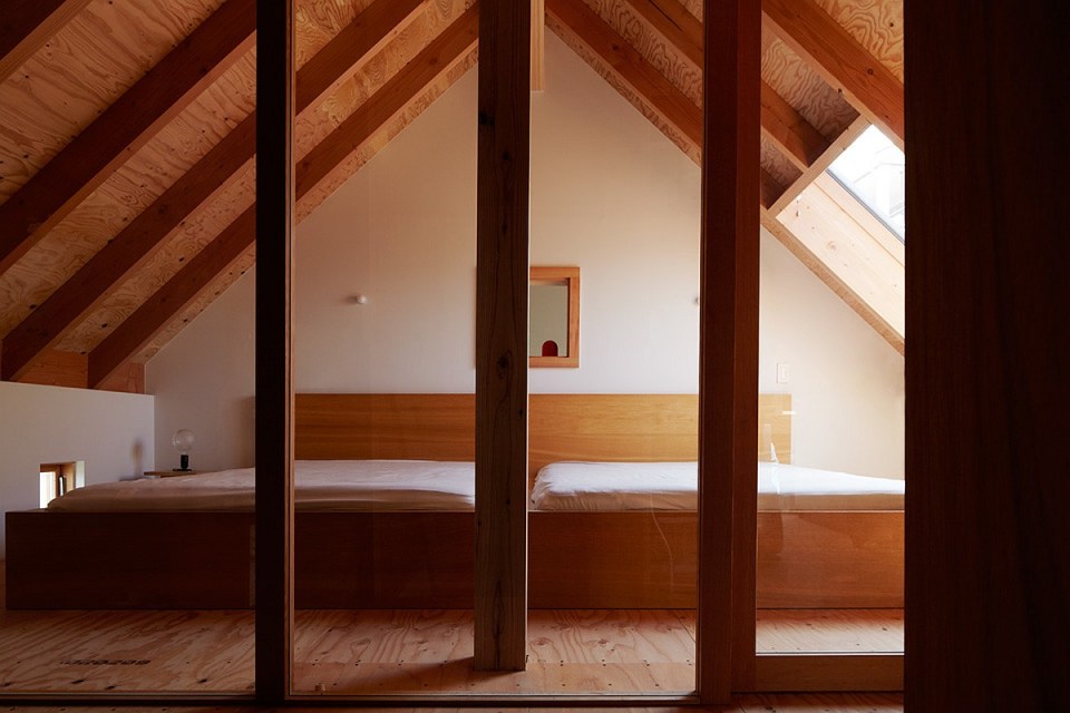 This small house offers a harmonious living space for a family displaced by the 2011 earthquake in Japan. It has 2 bedrooms and loft space in 1,281 sq ft. | www.facebook.com/SmallHouseBliss