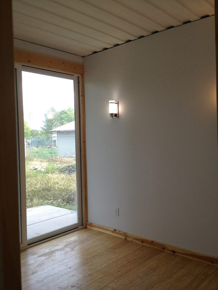 Sarah House, an affordable green container home with 1 bedroom in 672 sq ft. | www.facebook.com/SmallHouseBliss