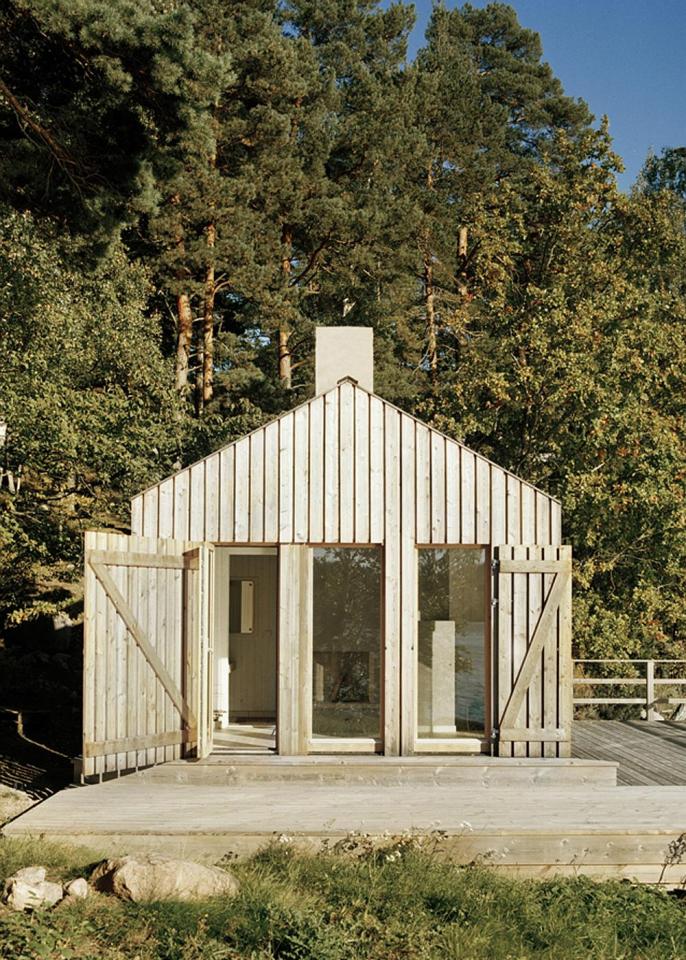 A Swedish sauna building that would be a terrific little cabin. | www.facebook.com/SmallHouseBliss
