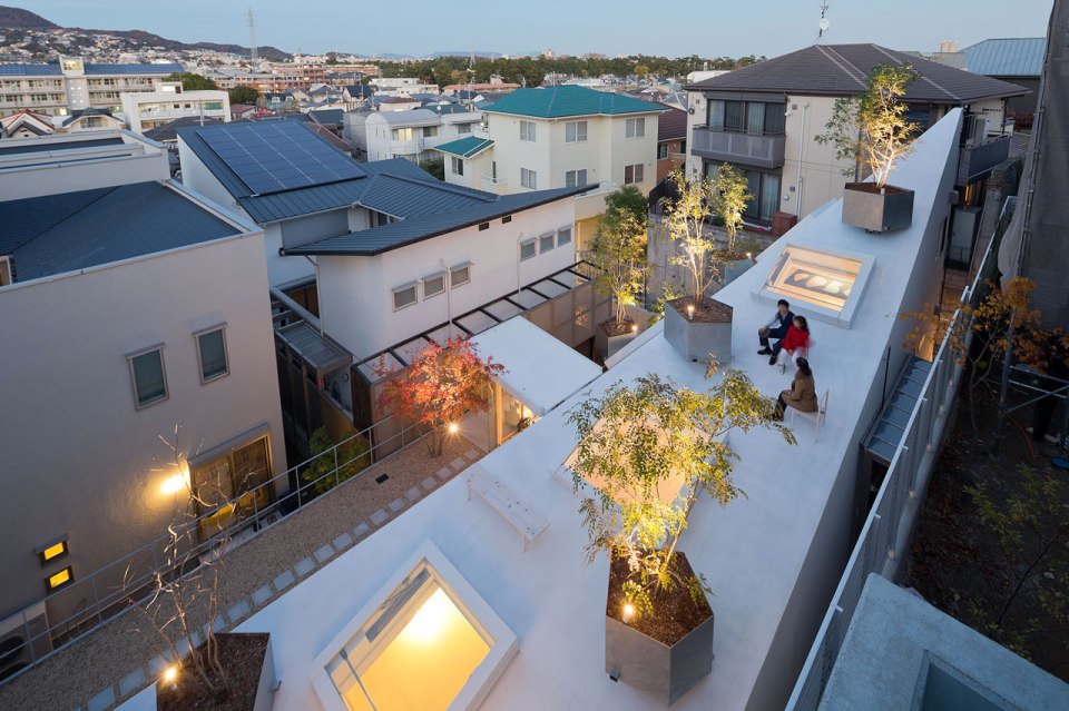 This sculptural swoosh of a house was architect Sou Fujimoto's solution to a tight urban site hemmed in by apartment buildings. | www.facebook.com/SmallHouseBliss