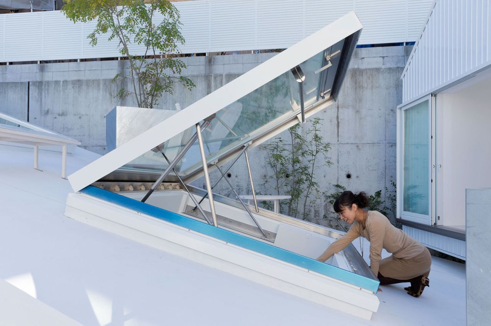 This sculptural swoosh of a house was architect Sou Fujimoto's solution to a tight urban site hemmed in by apartment buildings. | www.facebook.com/SmallHouseBliss
