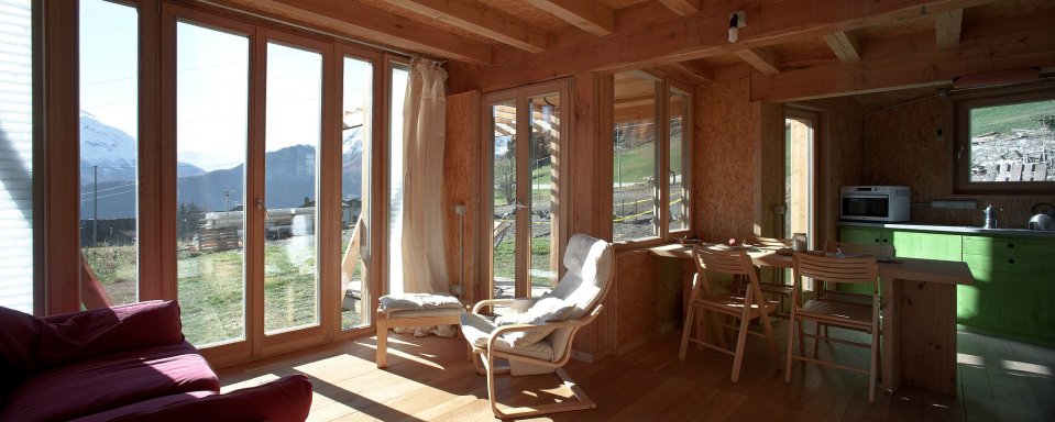 The small tower house with 3 bedrooms in 839 sq ft combines a rustic look with leading edge energy efficiency. | www.facebook.com/SmallHouseBliss