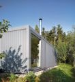 ContainerLove, a small house built from modules designed to resemble shipping containers. It has 2 bedrooms and room for a 3rd in about 969 sq ft. | www.facebook.com/SmallHouseBliss