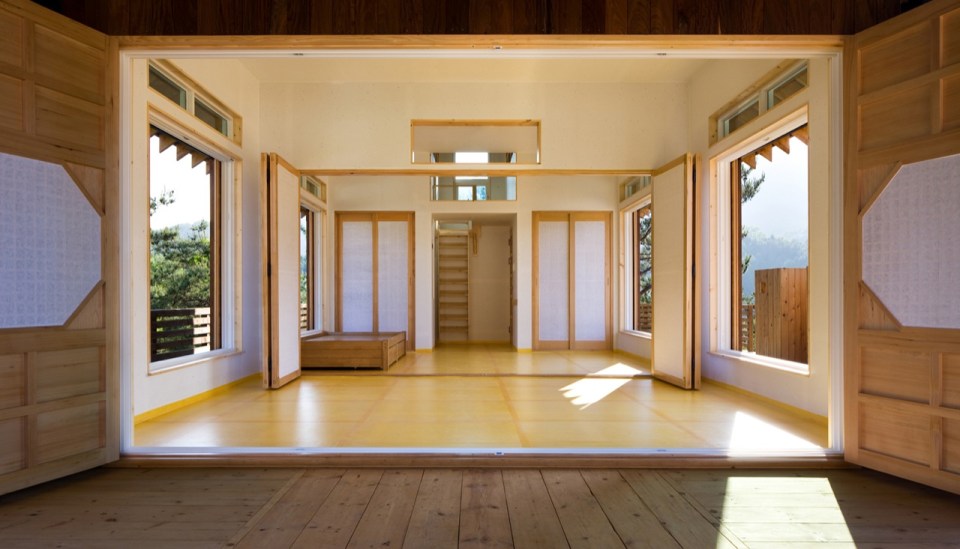 This "small and simple house" for a retired couple has about 500 sq ft of inside living space plus a large porch. | www.facebook.com/SmallHouseBliss