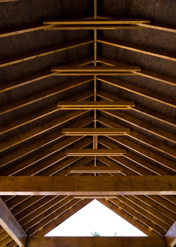 This "small and simple house" for a retired couple has about 500 sq ft of inside living space plus a large porch. | www.facebook.com/SmallHouseBliss