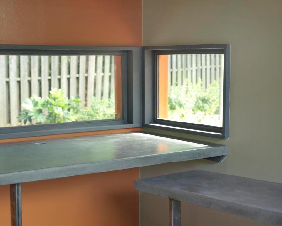 This ~220 sq ft backyard studio serves as a writing studio and a quiet family retreat. | www.facebook.com/SmallHouseBliss