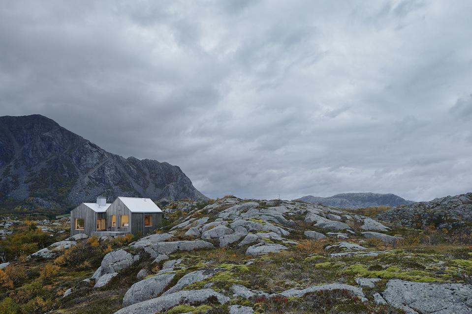 This family vacation cottage on a remote Norwegian island was modeled on traditional boat sheds. It has 3 bedrooms in 1,507 sq ft. | www.facebook.com/SmallHouseBliss