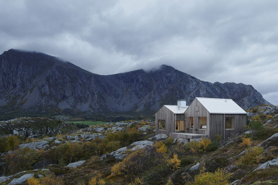 This family vacation cottage on a remote Norwegian island was modeled on traditional boat sheds. It has 3 bedrooms in 1,507 sq ft. | www.facebook.com/SmallHouseBliss