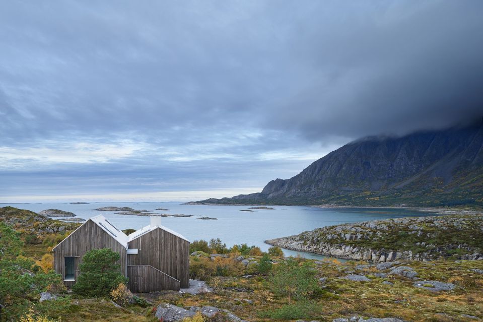 This family vacation cottage on a remote Norwegian island was modeled on traditional boat sheds. It has 3 bedrooms in 1,507 sq ft. | www.facebook.com/SmallHouseBliss