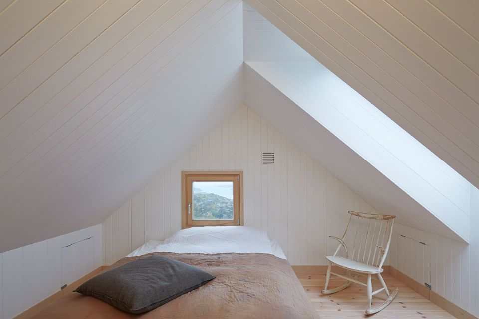 This family vacation cottage on a remote Norwegian island was modeled on traditional boat sheds. It has 3 bedrooms in 1,507 sq ft. | www.facebook.com/SmallHouseBliss
