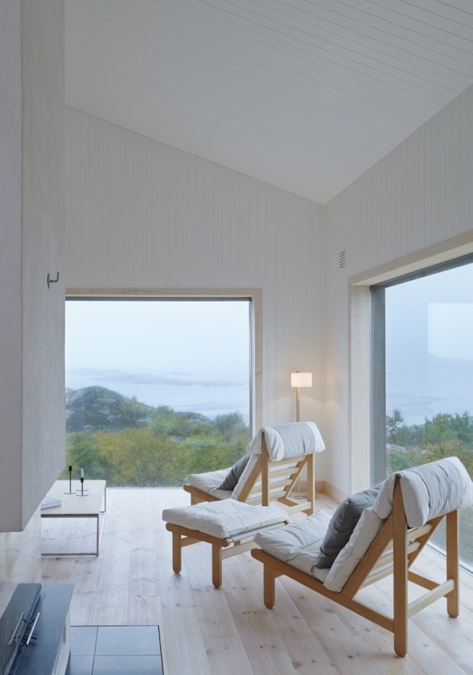 This family vacation cottage on a remote Norwegian island was modeled on traditional boat sheds. It has 3 bedrooms in 1,507 sq ft. | www.facebook.com/SmallHouseBliss