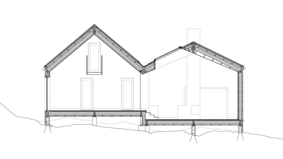 This family vacation cottage on a remote Norwegian island was modeled on traditional boat sheds. It has 3 bedrooms in 1,507 sq ft. | www.facebook.com/SmallHouseBliss