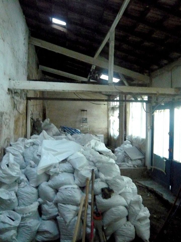 This dingy workshop in Paris was transformed into a bright and airy home with a glass-enclosed loft. | www.facebook.com/SmallHouseBliss