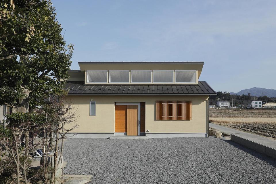This modest single-level home in rural Japan has 2 bedrooms in 768 sq ft. | www.facebook.com/SmallHouseBliss
