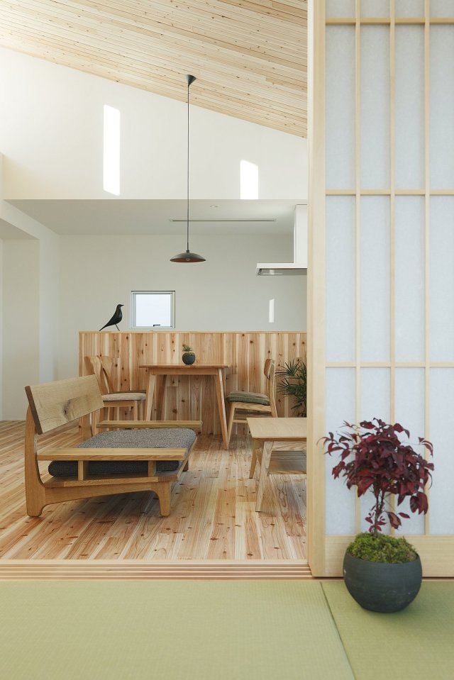 This modest single-level home in rural Japan has 2 bedrooms in 768 sq ft. | www.facebook.com/SmallHouseBliss