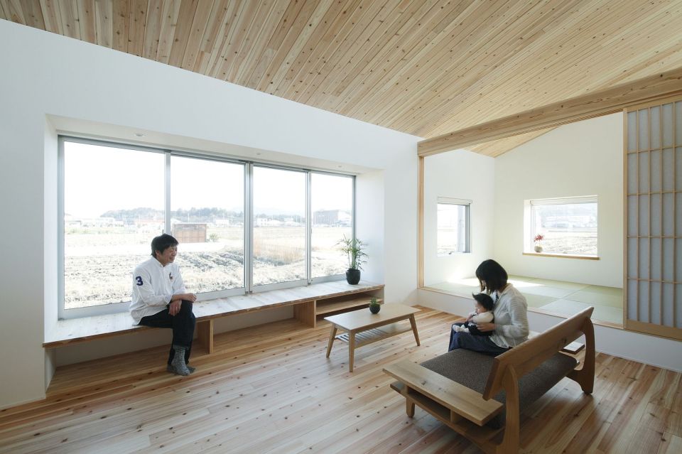 This modest single-level home in rural Japan has 2 bedrooms in 768 sq ft. | www.facebook.com/SmallHouseBliss
