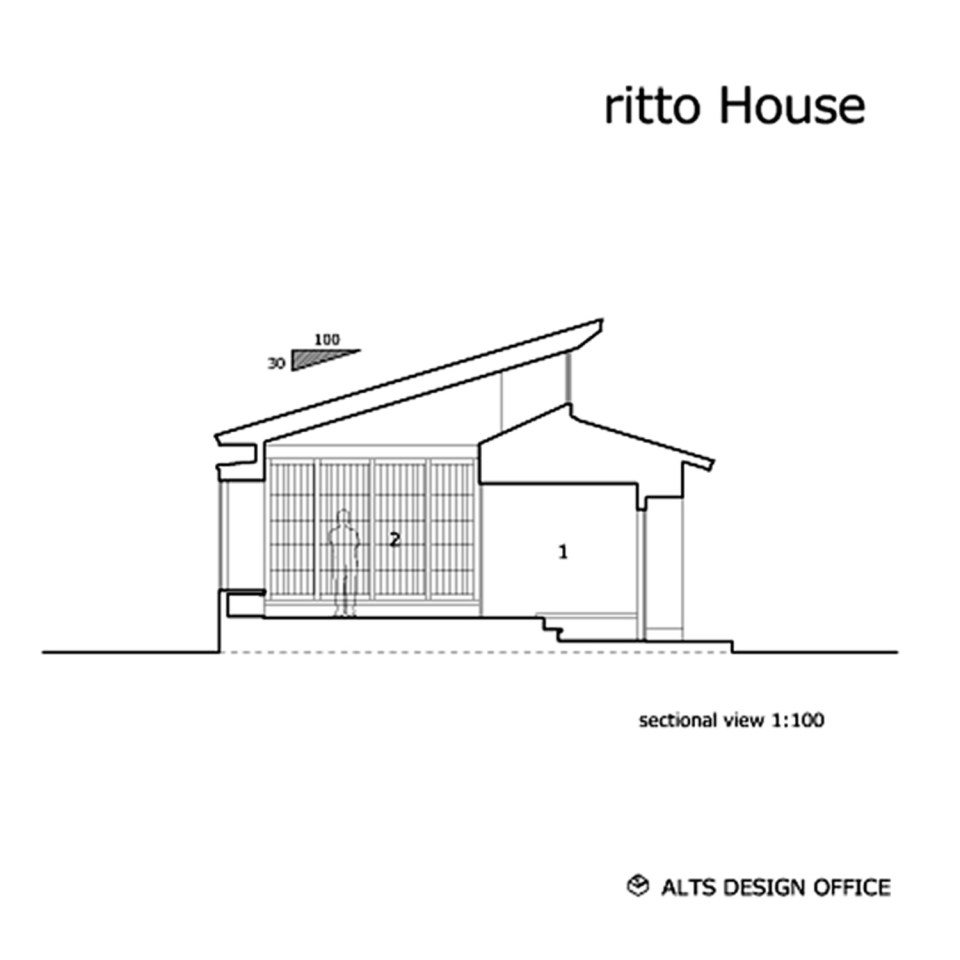 This modest single-level home in rural Japan has 2 bedrooms in 768 sq ft. | www.facebook.com/SmallHouseBliss