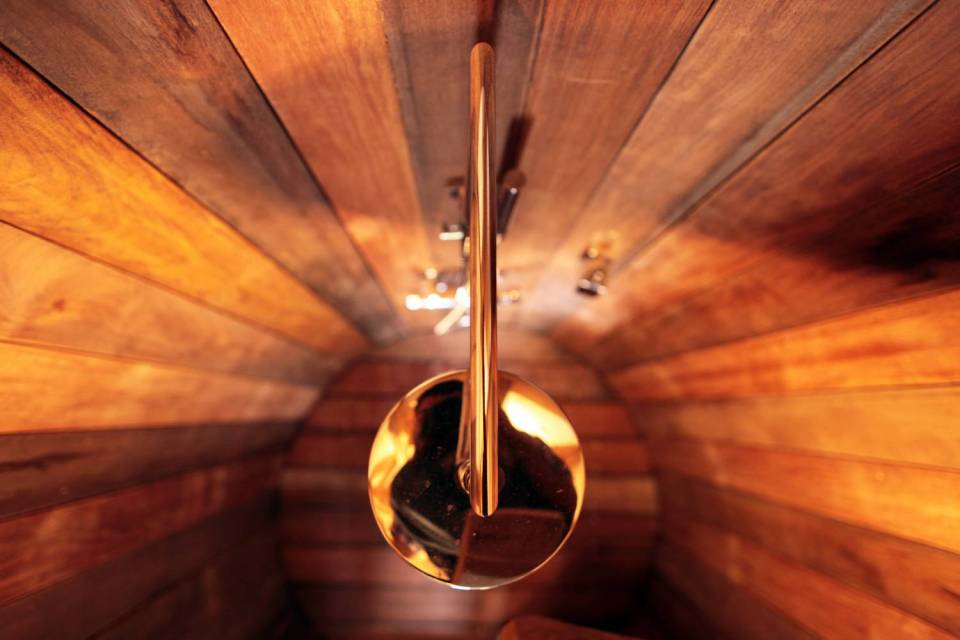 Cabane Monbazillac at Châteaux Dans Les Arbres is a luxury treehouse with 1 bedroom in 280 sq ft. | www.facebook.com/SmallHouseBliss