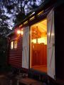 Matthew de Boer restored a derelict train carriage, handcrafting a beautiful and cozy living space with 1 bedroom in ~256 sq ft. | www.facebook.com/SmallHouseBliss