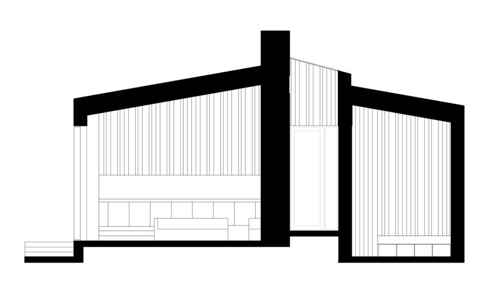 This contemporary lakeside cottage in Sweden has 3 small bedrooms in 1,249 sq ft. | www.facebook.com/SmallHouseBliss