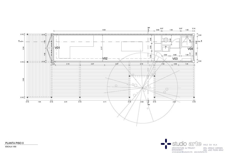 Nomad Living, a shipping container guest house that expands out to a shaded terrace. | www.facebook.com/SmallHouseBliss