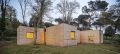 A passive house in Spain composed of six prefabricated wood boxes. It has 3 bedrooms in 1,195 sq ft. | www.facebook.com/SmallHouseBliss