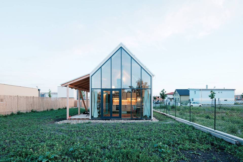 A small home in Slovakia based on rural folk houses. It has 2 bedrooms and a loft in 915 sq ft. | www.facebook.com/SmallHouseBliss